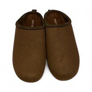 Soft Stags Slippers Size 11M Brown Chestnut Clog NWT